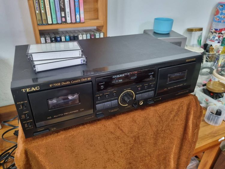 TEAC W-790R ไฟ 220V.  เทปใบ้ 2 หลุ่ม สวยเสียงดีพร้อมใช้ รูปที่ 4