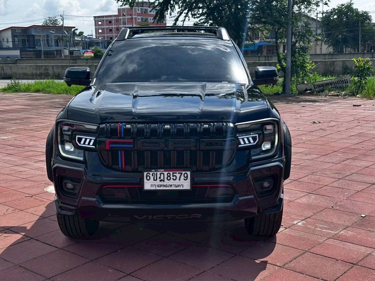 Ford Ranger 2022 2.0 Bi-Turbo Hi-Rider Storntrak Pickup ดีเซล ไม่ติดแก๊ส เกียร์อัตโนมัติ ดำ รูปที่ 2