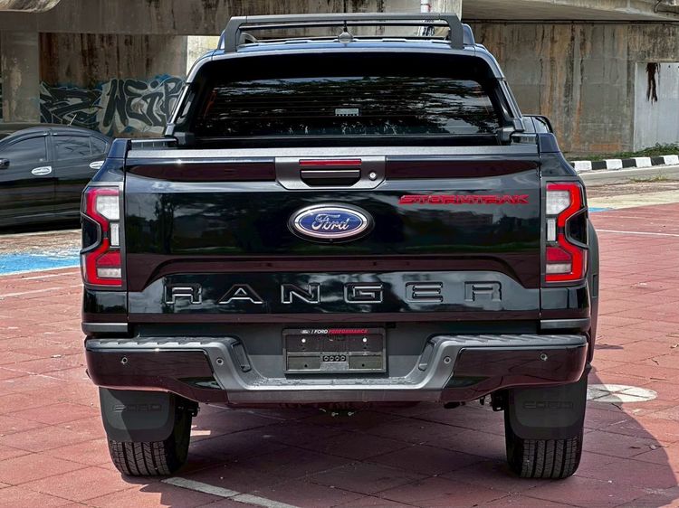 Ford Ranger 2022 2.0 Bi-Turbo Hi-Rider Storntrak Pickup ดีเซล ไม่ติดแก๊ส เกียร์อัตโนมัติ ดำ รูปที่ 3