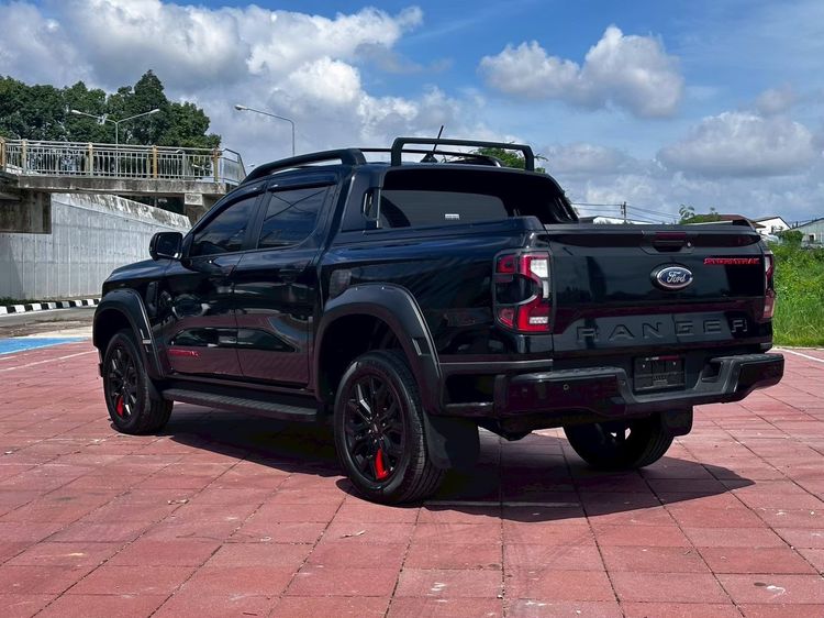 Ford Ranger 2022 2.0 Bi-Turbo Hi-Rider Storntrak Pickup ดีเซล ไม่ติดแก๊ส เกียร์อัตโนมัติ ดำ รูปที่ 4