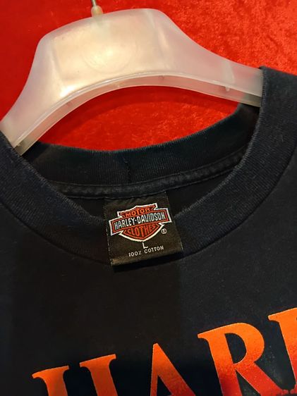 เสื้อยืดวินเทจ HARLEY-DAVIDSON FUN-WEAR Size L รูปที่ 5