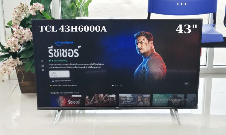 สมาร์ททีวี TCL 4K SMART TV 43" รุ่น 43H6000A