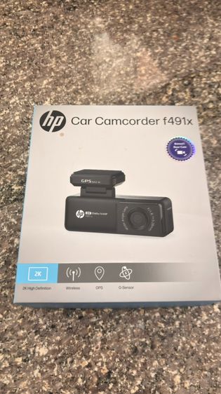 HP F491X 2K  กล้องติดรถยนต์หน้า-หลัง Sensor WiFi + GPS