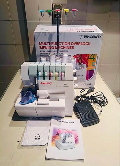 จักรโพ้ง 5 เส้น Dragonfly DF857