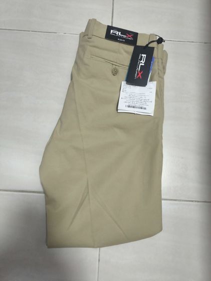 ขาย กางเกง polo RLX มือ 1 ราคาเต็ม9110฿ซื้อ sale มา70% เหลือ 2733฿Vาย 1980฿รวมส่งคับกางเกงตีกอล์ฟ เอว 30 ยาว 32วัดเอาจริง 32นิ้ว  ความยาวจากเอวถึงปลายขา 3 รูปที่ 2
