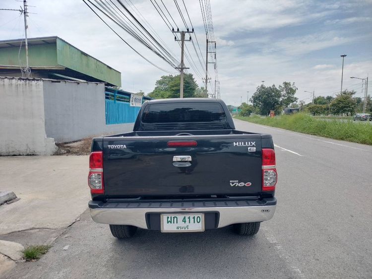Toyota Hilux Vigo 2007 3.0 E Pickup ดีเซล ไม่ติดแก๊ส เกียร์ธรรมดา ดำ รูปที่ 4