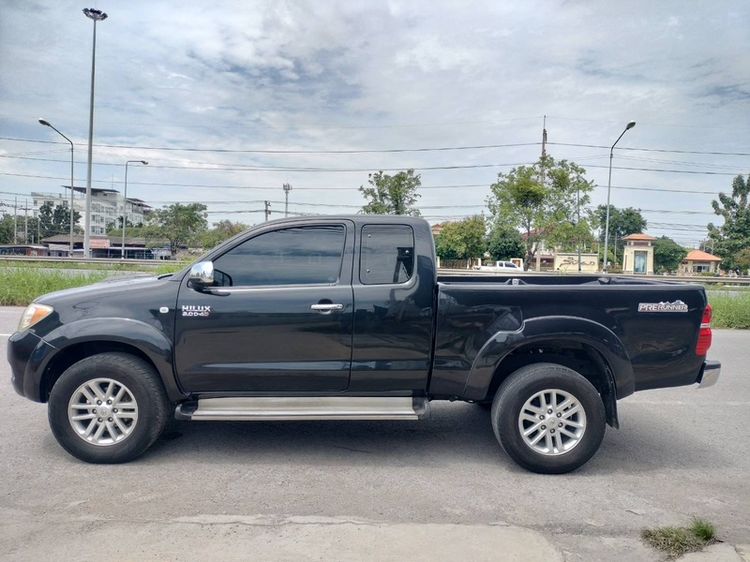 Toyota Hilux Vigo 2007 3.0 E Pickup ดีเซล ไม่ติดแก๊ส เกียร์ธรรมดา ดำ รูปที่ 2