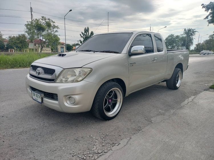 Toyota Hilux Vigo 2010 2.5 E Pickup ดีเซล ไม่ติดแก๊ส เกียร์ธรรมดา เทา