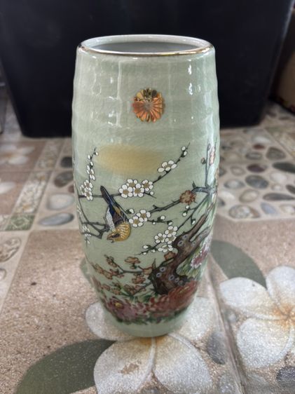 แจกัน Kutani Pottery Vase