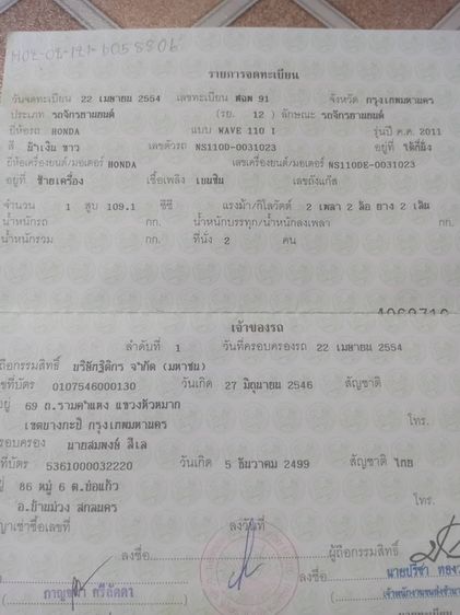 ฮอนด้าWAVE110I รูปที่ 4