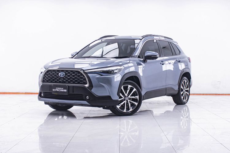 Toyota Corolla Cross 2022 1.8 Hybrid Premium Safety Utility-car ไฮบริด ไม่ติดแก๊ส เกียร์อัตโนมัติ เทา