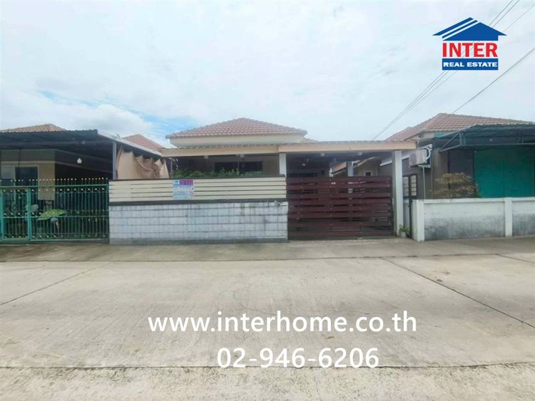 บ้านเดี่ยว 1 ชั้น 41.2 ตร.ว. หมู่บ้านสินเพิ่ม อยู่ระหว่างประชาร่วมใจ27-29 ถนนประชาร่วมใจคู้ซ้าย ถนนสุวินทวงศ์-นิมิตใหม่ เขตคลองสามวา กรุงเทพ