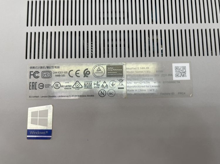 Lenovo slim3 core i5 10Gen การ์ดจอแยก win10แท้ เร็วลื่นๆ 5,900บาท รูปที่ 9