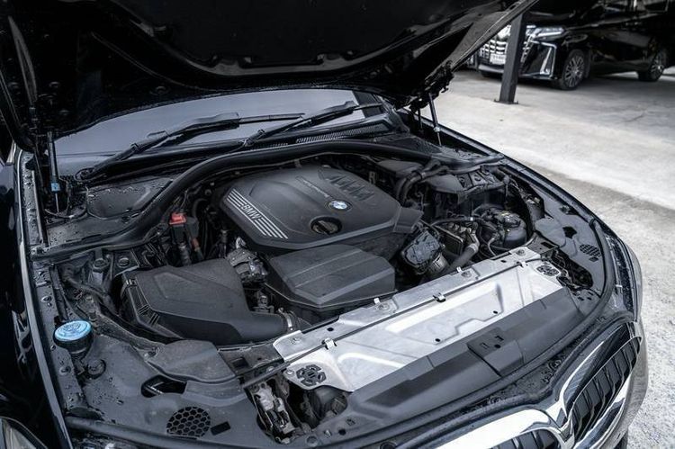 BMW Series 3 2020 320d Sedan ดีเซล ดำ รูปที่ 3