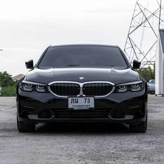 BMW Series 3 2020 320d Sedan ดีเซล ดำ รูปที่ 4