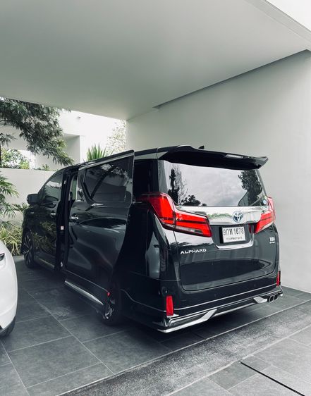 Toyota Alphard 2019 2.5 HV SR C-Package 4WD Utility-car ไฮบริด เกียร์อัตโนมัติ ดำ รูปที่ 3