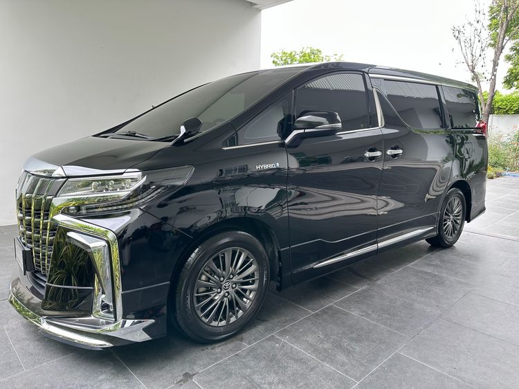 รถ Toyota Alphard 2.5 HV SR C-Package 4WD สี ดำ