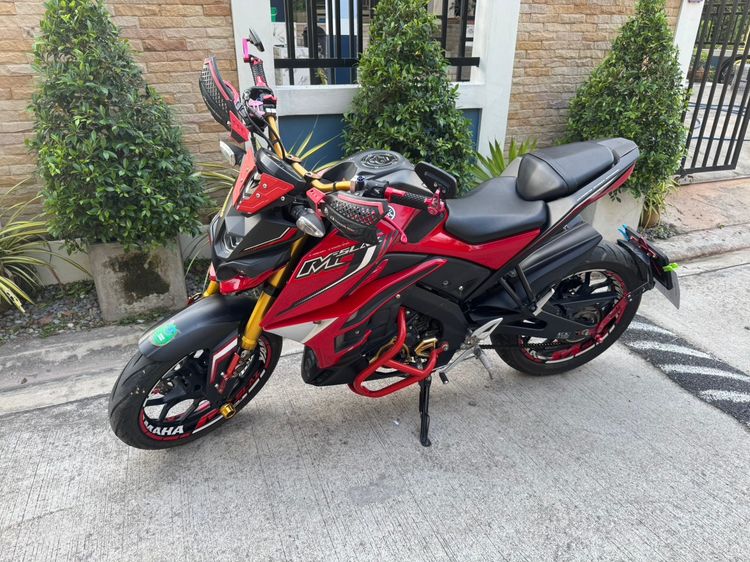 ขาย YAMAHA M-Slaz สีแดง ปี 2016 ใช้น้อยสภาพดี