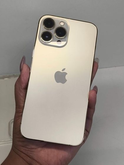 iPhone 13 Pro Max 256GB Gold เครื่องไทย ไม่ติดล็อค รีเซ็ตได้ตลอด Face ID True Tone ปกติ