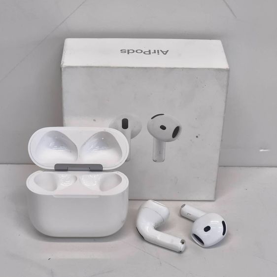 Apple AirPods 4 รุ่นปกติ ไม่มี ANC กล่องครบ Serial ตรง ประกัน Apple ถึง 13 พ.ค. 2570
