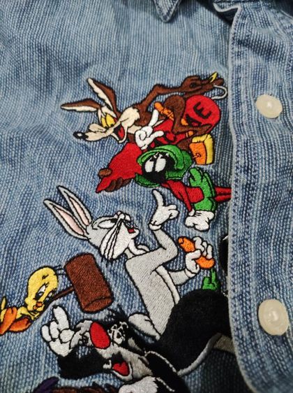 เชิ้ตยีนส์ Looney Tunes 90'S🐱 รูปที่ 12