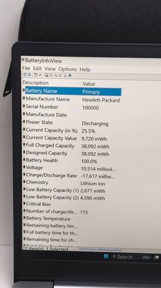 HP Laptop 14-ep0122TU Intel Core i3-N305 RAM 8GB SSD 256GB จอ 14" FHD แบต 100 รูปที่ 13