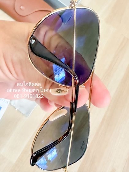 แว่นrayban RD3025 AVIATOR LARGE METAL แท้ศูนย์ ตัวท็อปสภาพ 99%  ไม่มีตำหนิ รูปที่ 8