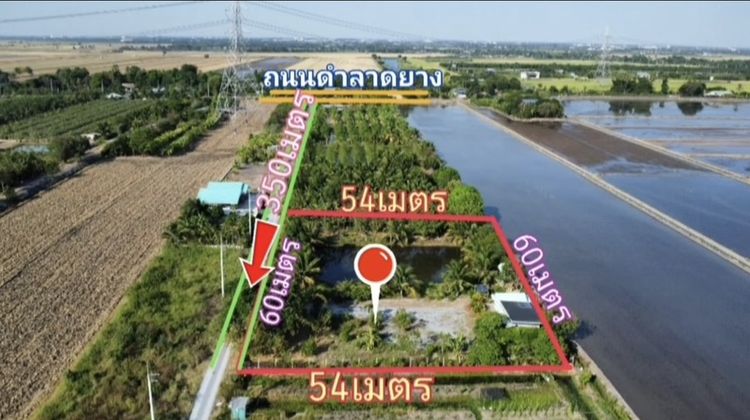 ใช่ ขายที่ดินมีบ้านพร้อมอยู่ 2 ไร่ 4 ตารางวา รูปที่ 2