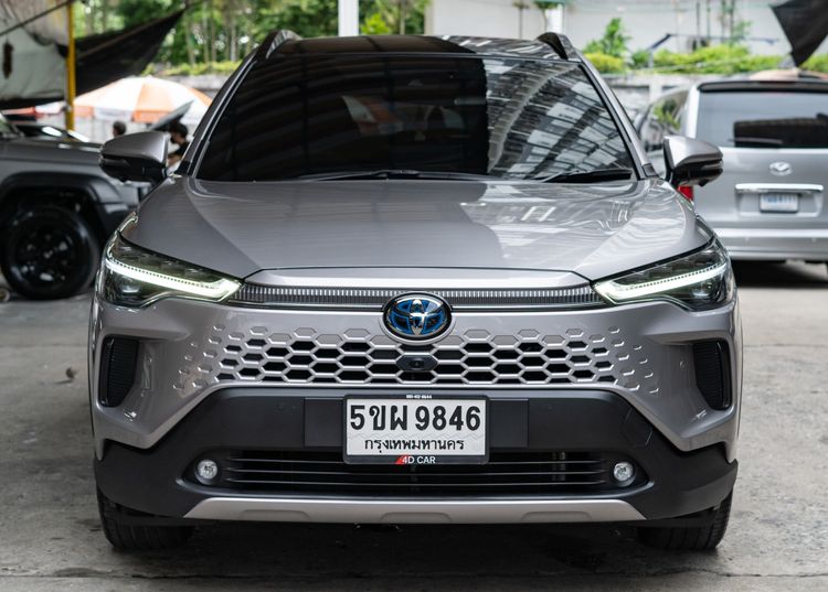 Toyota Corolla Cross 2024 1.8 HEV Premium Luxury Utility-car ไฮบริด ไม่ติดแก๊ส เกียร์อัตโนมัติ เทา