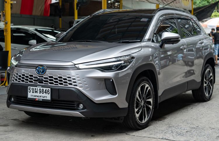 Toyota Corolla Cross 2024 1.8 HEV Premium Luxury Utility-car ไฮบริด ไม่ติดแก๊ส เกียร์อัตโนมัติ เทา รูปที่ 2