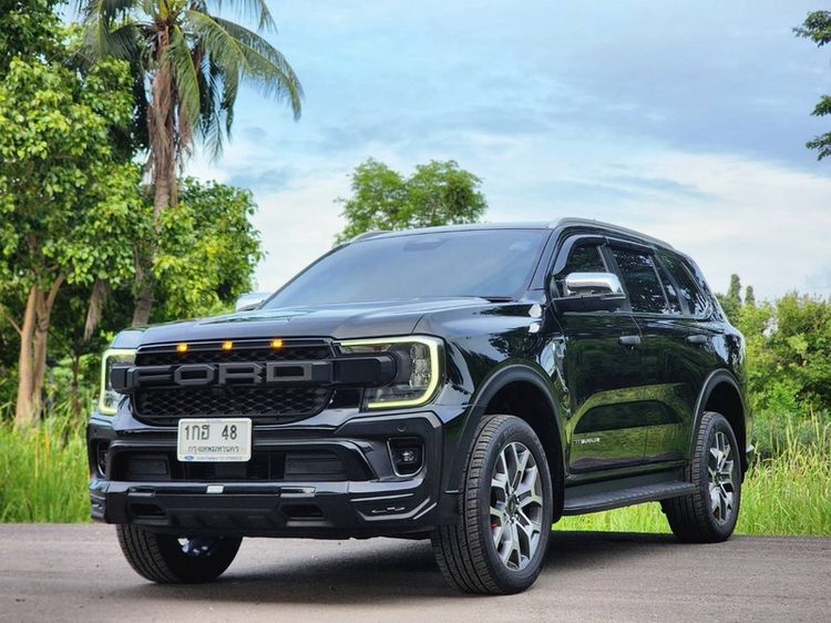 Ford Everest 2023 2.0 Titanium Plus Utility-car เบนซิน ไม่ติดแก๊ส เกียร์อัตโนมัติ ดำ รูปที่ 3