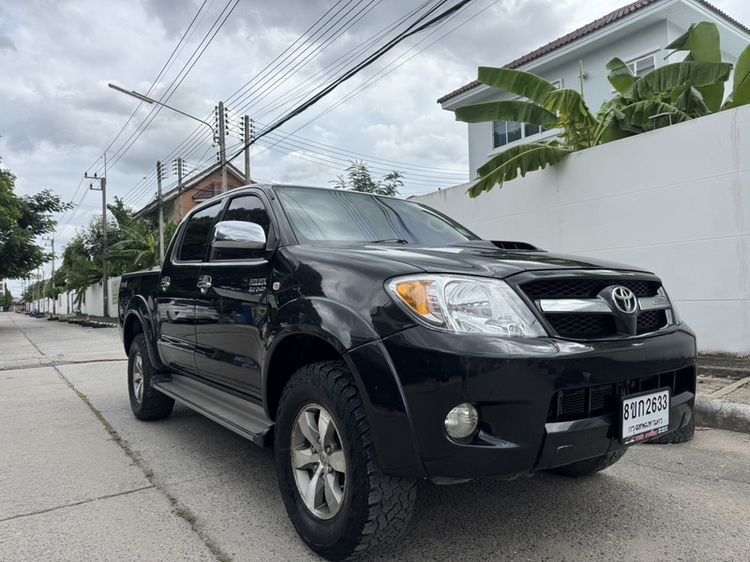 Toyota Hilux Vigo 2008 3.0 Prerunner E Pickup ดีเซล ไม่ติดแก๊ส เกียร์ธรรมดา ดำ