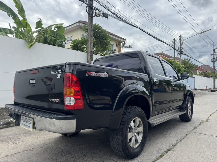 Toyota Hilux Vigo 2008 3.0 Prerunner E Pickup ดีเซล ไม่ติดแก๊ส เกียร์ธรรมดา ดำ รูปที่ 4