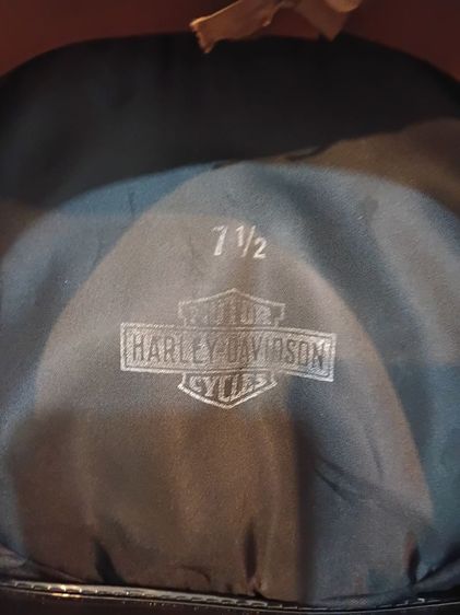 หมวกวินเทจ กัปตันฮาเล่ย์ Vintage Captain's Harley Davidson 1940-1950's Size L รูปที่ 5
