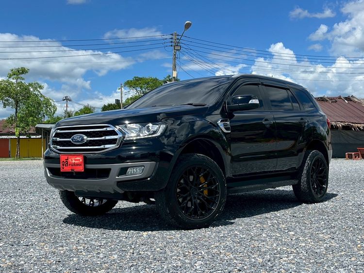 Ford Everest 2019 2.0 Turbo Titanium Utility-car ดีเซล ไม่ติดแก๊ส เกียร์อัตโนมัติ ดำ รูปที่ 2