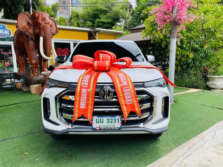 MG Extender 2024 2.0 Grand X Pickup ดีเซล ไม่ติดแก๊ส เกียร์ธรรมดา ขาว