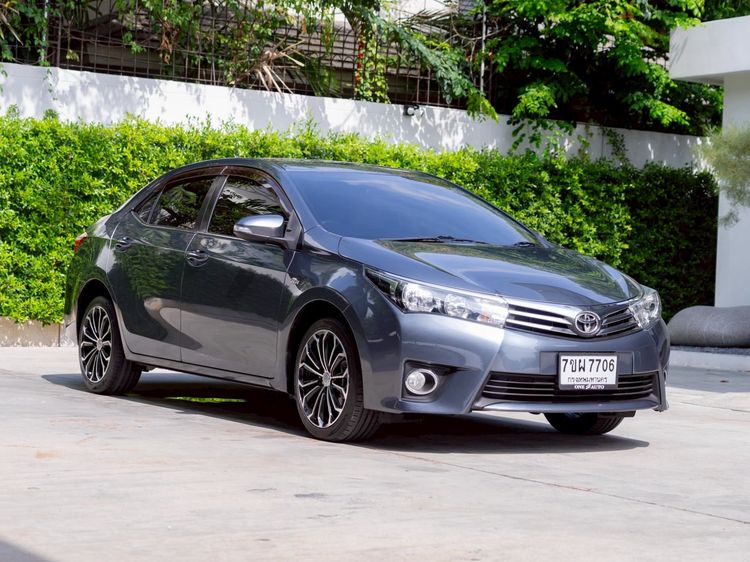 Toyota Altis 2015 1.6 G Sedan เบนซิน ไม่ติดแก๊ส เกียร์อัตโนมัติ เทา