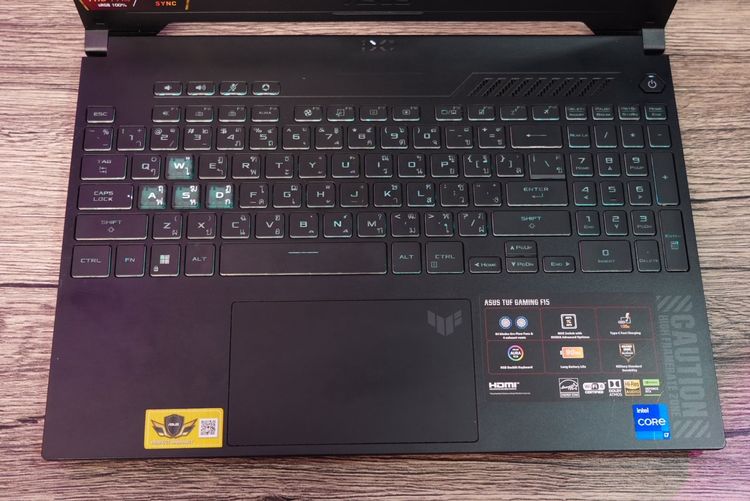 Asus TUF Gaming F15 i7-13620H RTX4050(6GB) Ram8 SSD512 จอ15.6 FHD 144Hz รูปที่ 5
