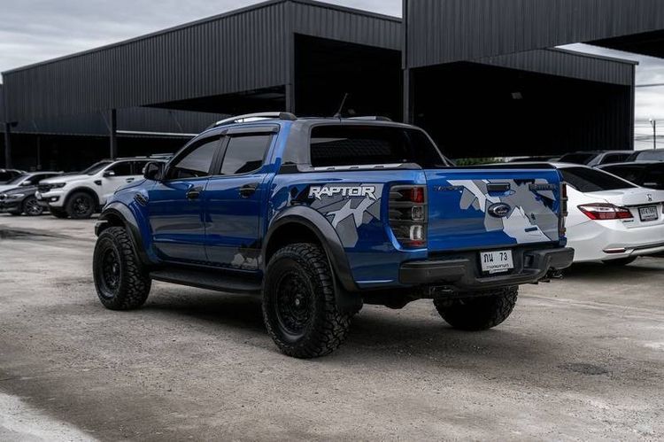 Ford Ranger 2020 2.0 Raptor 4WD Pickup ดีเซล น้ำเงิน รูปที่ 4