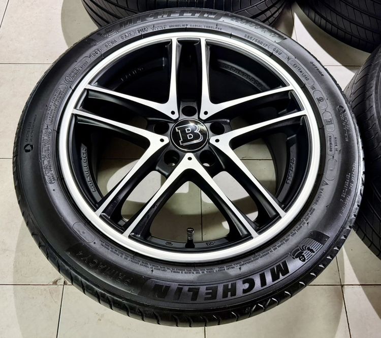 ล้อแม็กSSW 17 5x114 พร้อมยาง มิชลีน225 50 17 เก๋งใส่สวย กระบะใส่หล่อ รูปที่ 6