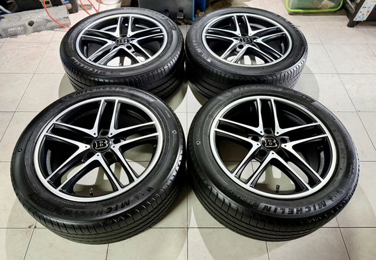 ล้อแม็กSSW 17 5x114 พร้อมยาง มิชลีน225 50 17 เก๋งใส่สวย กระบะใส่หล่อ