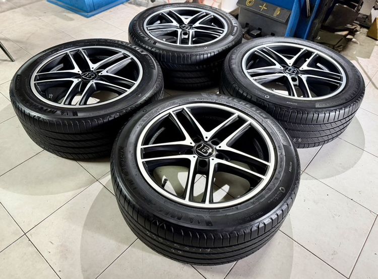 ล้อแม็กSSW 17 5x114 พร้อมยาง มิชลีน225 50 17 เก๋งใส่สวย กระบะใส่หล่อ รูปที่ 2