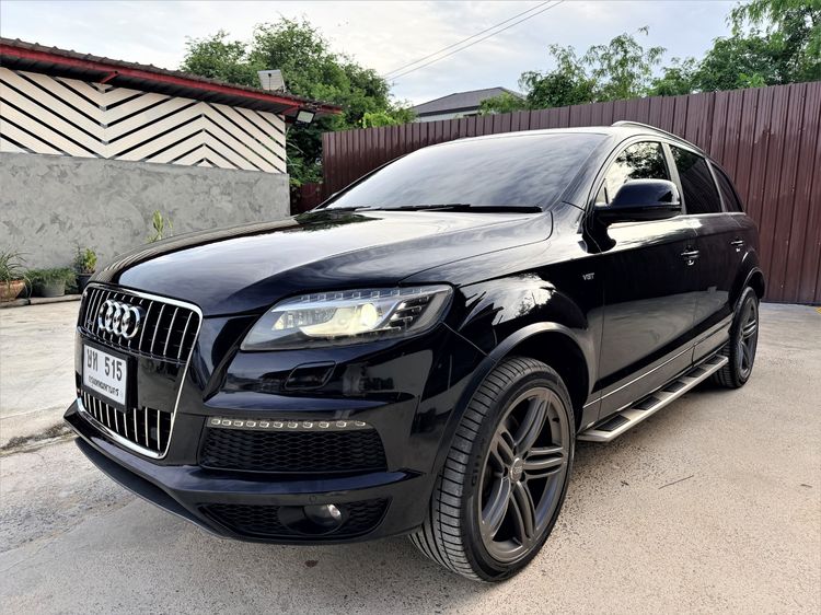 รถ Audi Audi Q7  3.0 TFSI Quattro S Line 4WD สี ดำ