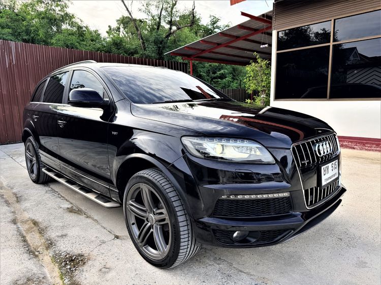 Audi Audi Q7  2013 3.0 TFSI Quattro S Line 4WD Utility-car เบนซิน ไม่ติดแก๊ส เกียร์อัตโนมัติ ดำ รูปที่ 3