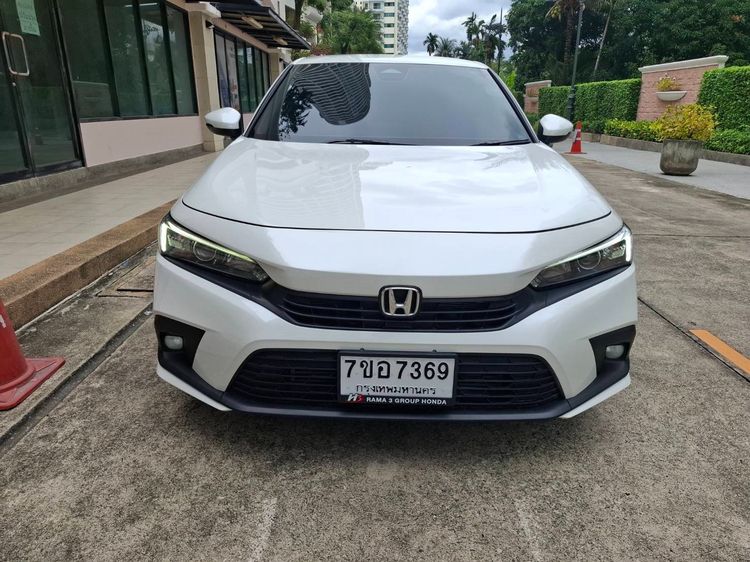 Honda Civic 2023 1.5 EL+ Sedan เบนซิน เกียร์อัตโนมัติ ขาว รูปที่ 3