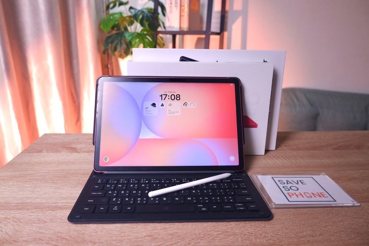 Samsung 128 GB Galaxy Tab S10 Lite Wi-Fi 6+128GB + คีย์บอร์ดครบกล่อง สี Coralred เครื่องสวย ราคาเพียง 9,900.- มีประกันร้าน 60วัน