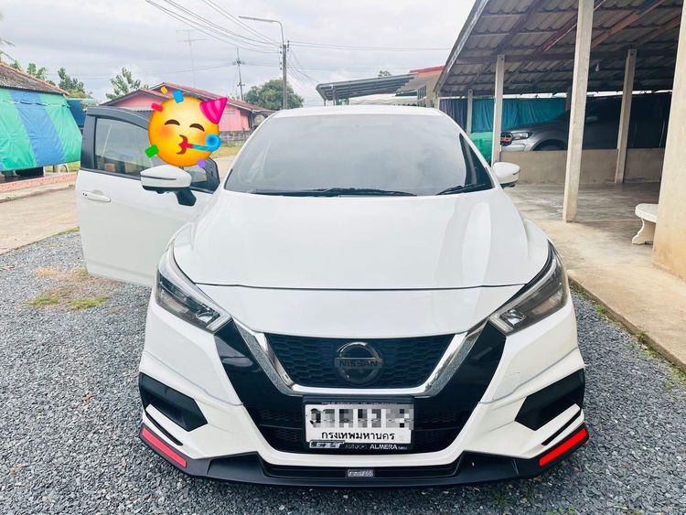 Nissan Almera 2020 1.0 V Sedan เบนซิน ไม่ติดแก๊ส เกียร์อัตโนมัติ ขาว