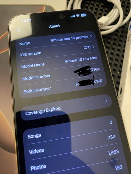 Phone 16 promax 256gb สีทอง ขายเองนางฟ้า รูปที่ 5