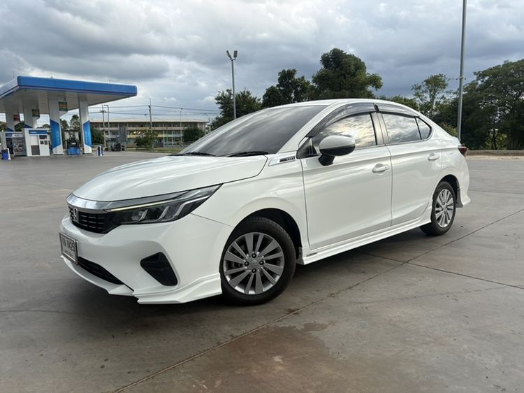 Honda City 2024 1.0 V Sedan เบนซิน เกียร์อัตโนมัติ ขาว รูปที่ 3