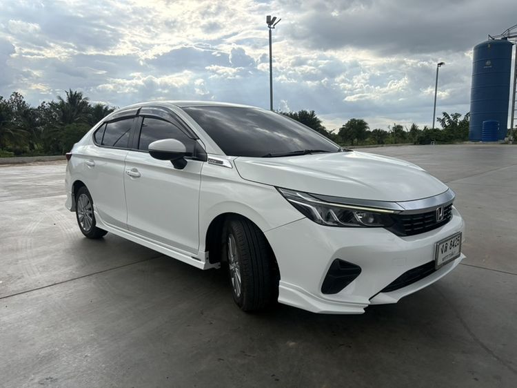 Honda City 2024 1.0 V Sedan เบนซิน เกียร์อัตโนมัติ ขาว รูปที่ 2